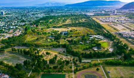 Vista aerea del Parque Metropolitano Guadalajara